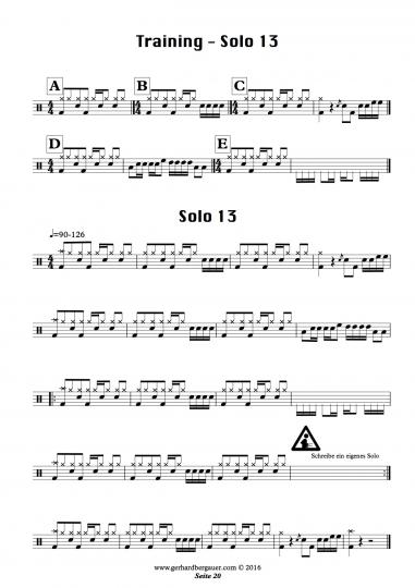 Drumset Trainingsolos Seite 21