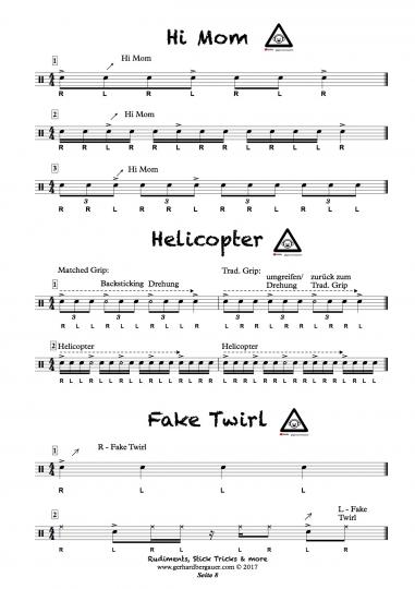 Rudiments, Stick Tricks & more